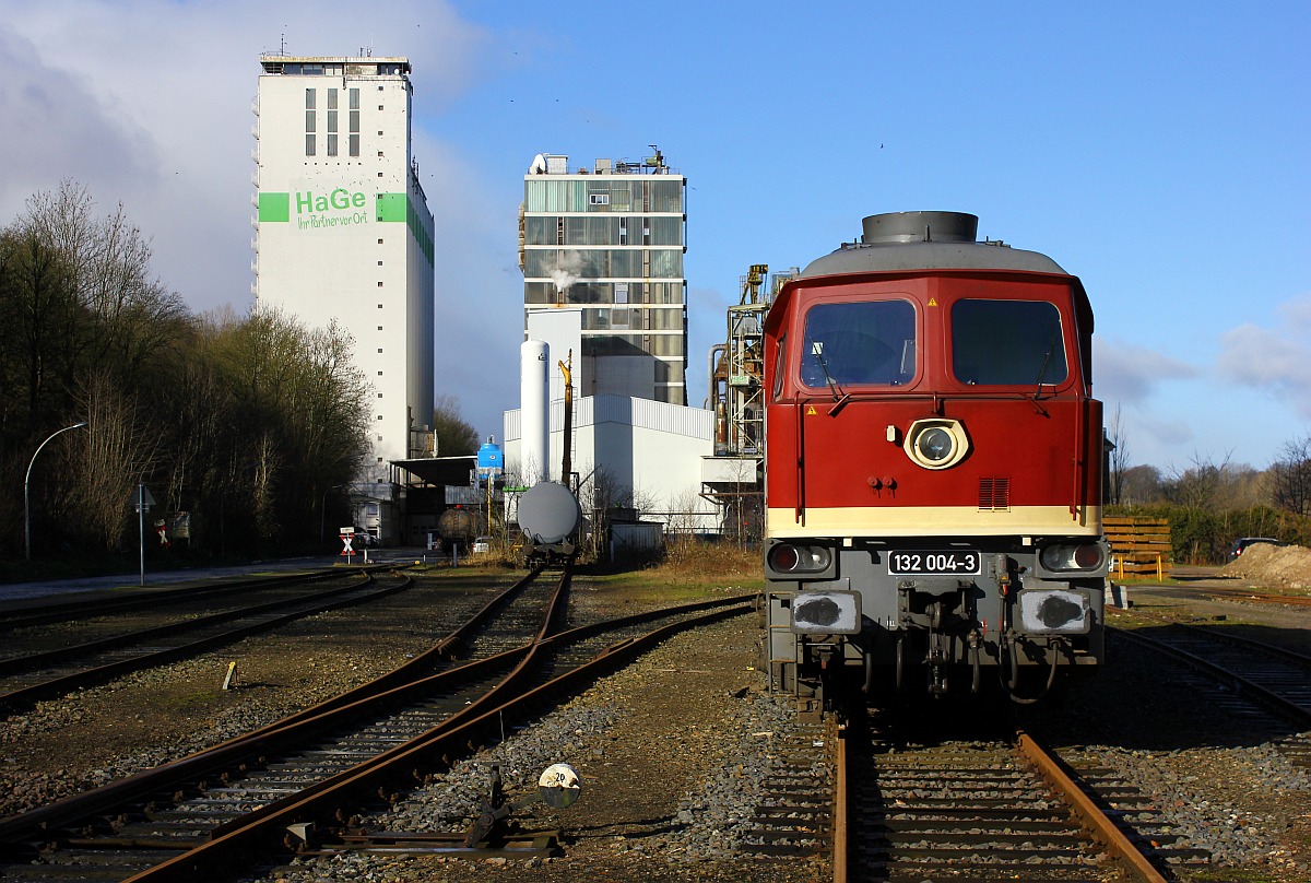 LEG 132 004-3 oder 92 80 0232 204-0 D-LEG abgestellt in Kiel-Wik vor der Öhlmühle. 24.02.2016 