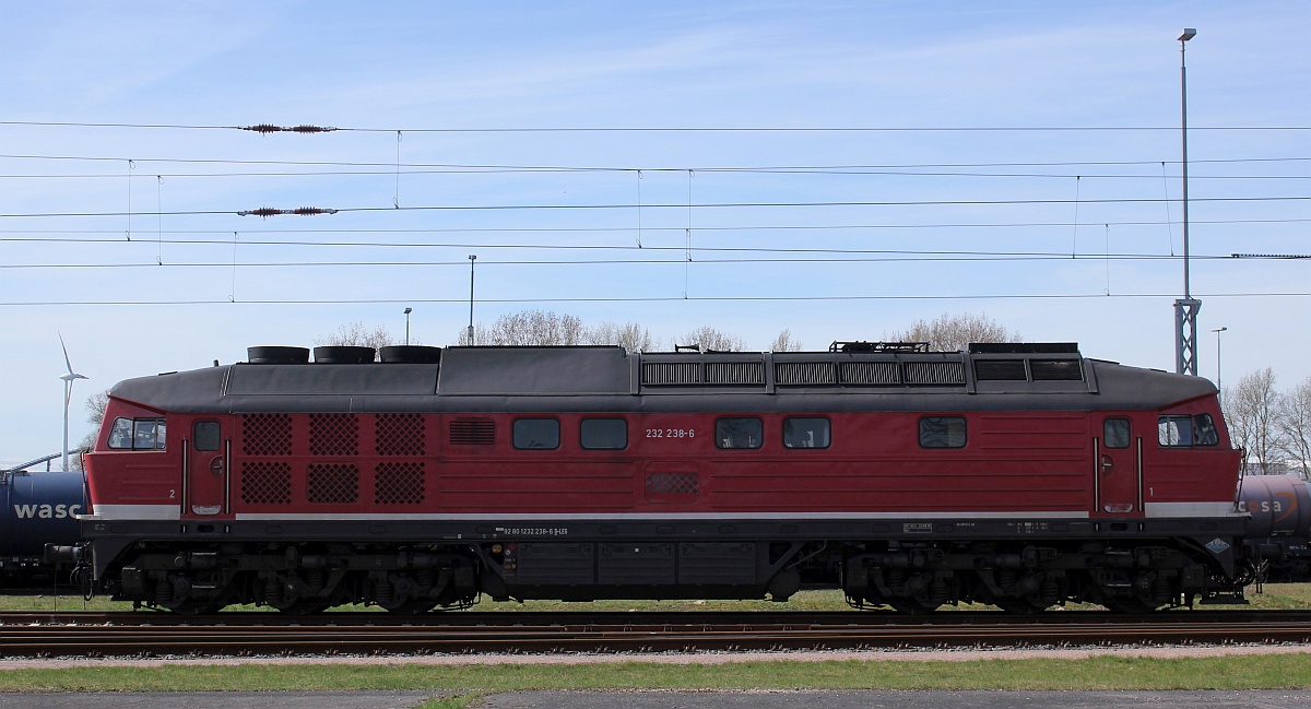 LEG 232 238-6, REV/BCS X/23.09.16, Hohe Schaar 03.04.21 II