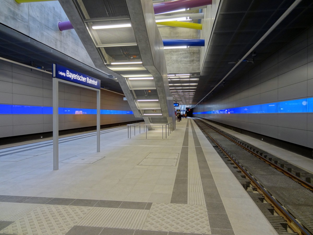 Leipzig Bayerischer Bahnhof im Dezember 2013.
Aufgenommen im Dezember 2013.