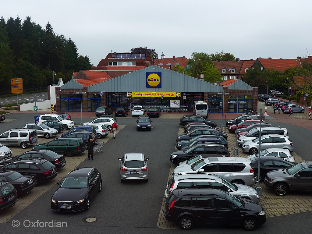 LIDL in Soltau, Lüneburger Heide.