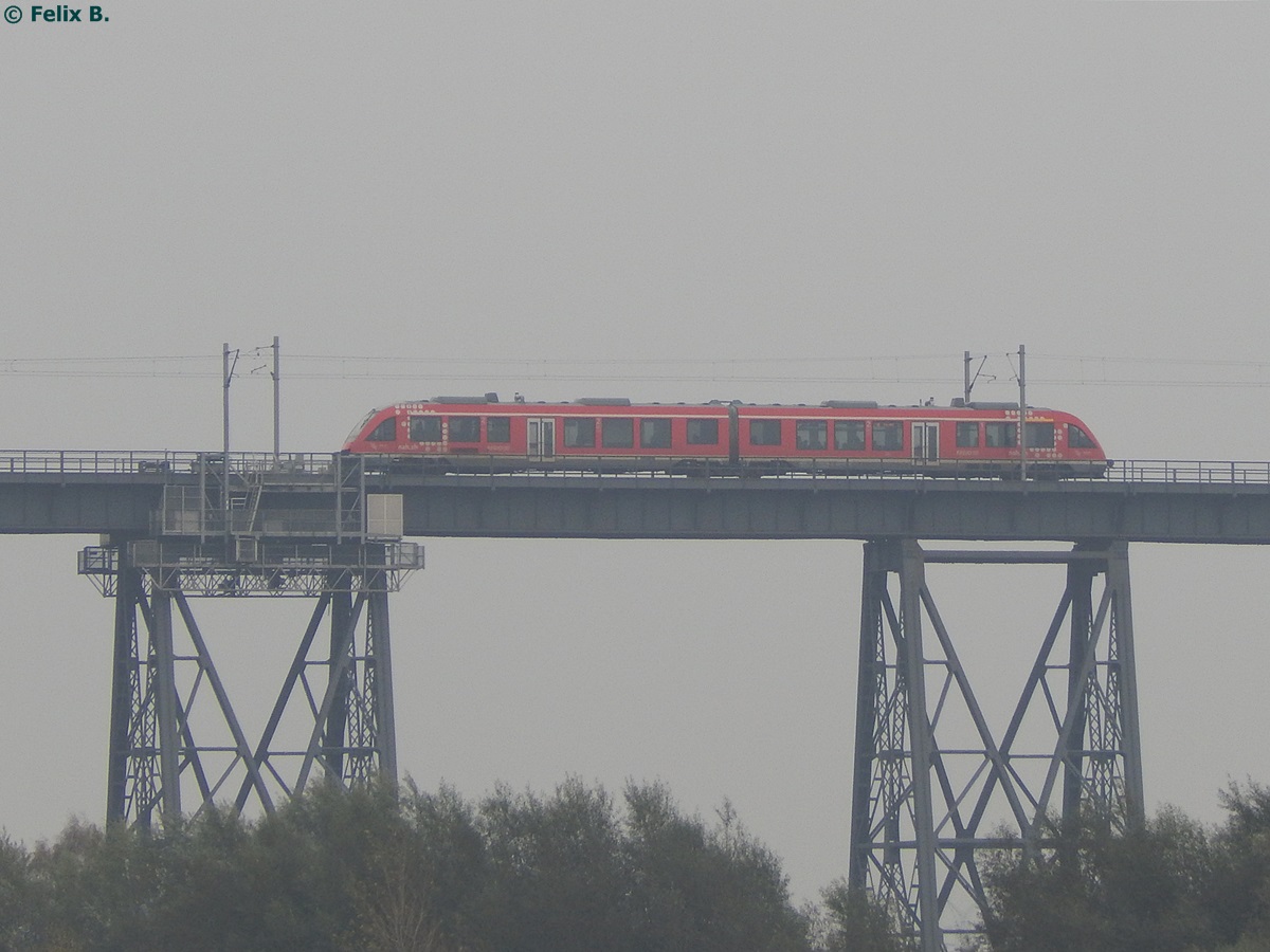 Lint auf der Hochbr�cke in Rendsburg am 21.10.2014 