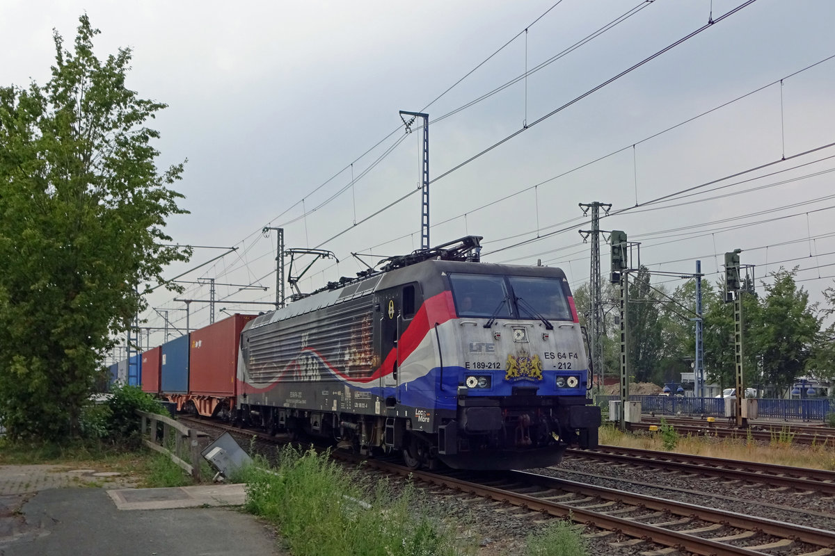 LTE 189 212 verlsst am 5 Augustus 2019 Bad Bentheim.