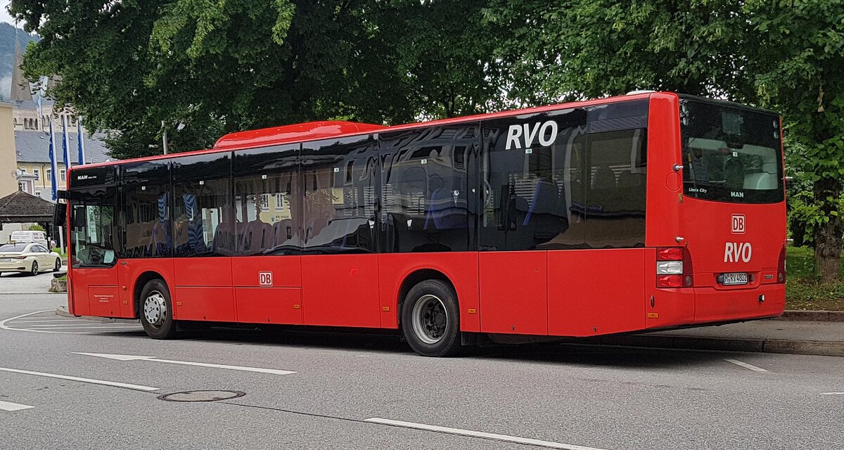 MAN Lion`s City (4802) von RVO auf Betriebsfahrt in Berchtesgaden im Juni 2022