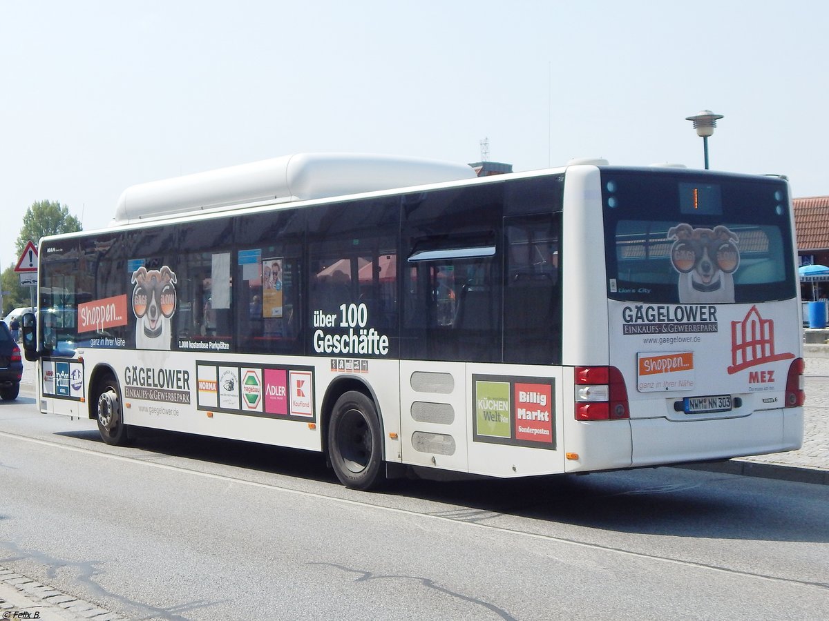 MAN Lion's City CNG von Nahbus in Wismar.