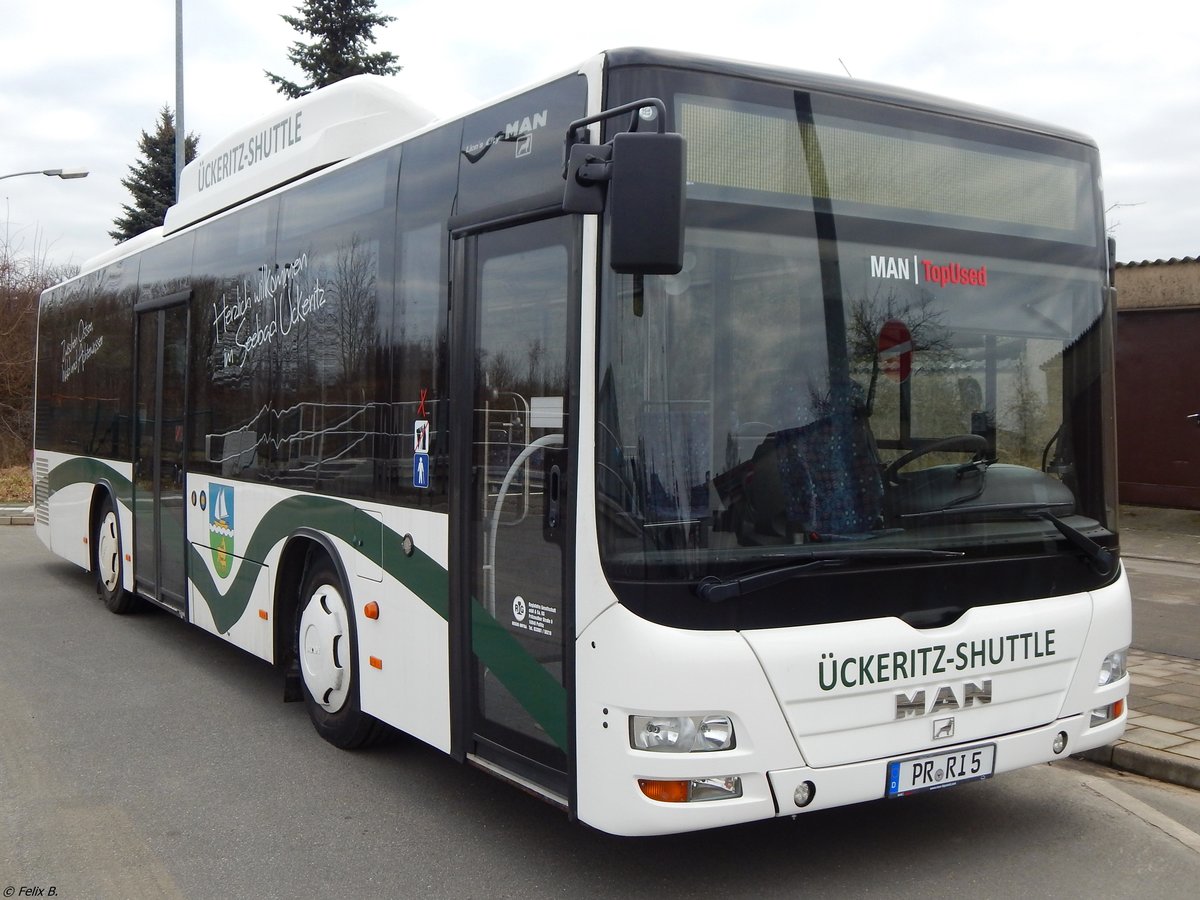 MAN Lion's City CNG der RegioInfra Gesellschaft in Malchow.