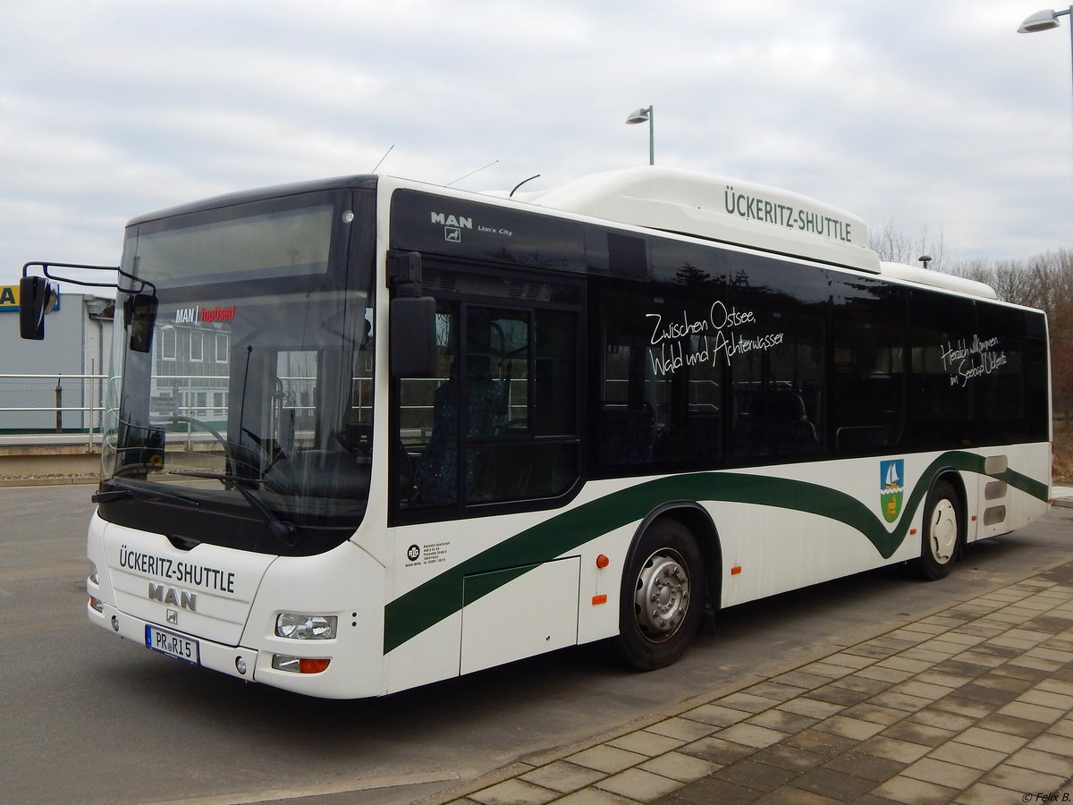 MAN Lion's City CNG der RegioInfra Gesellschaft in Malchow.