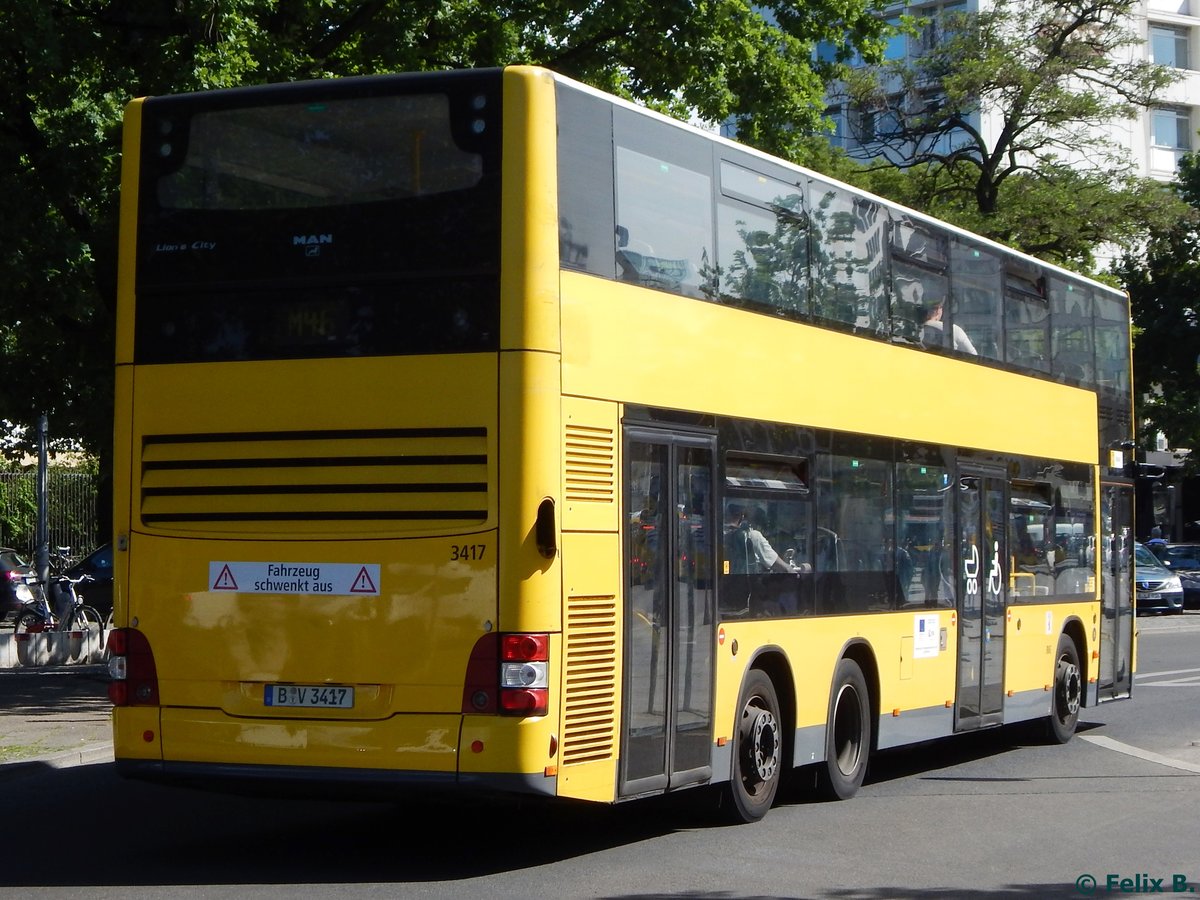 MAN Lion's City DD der BVG in Berlin.