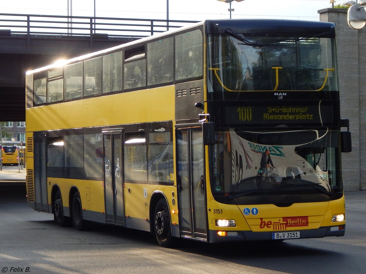 MAN Lion's City DD der BVG in Berlin. 