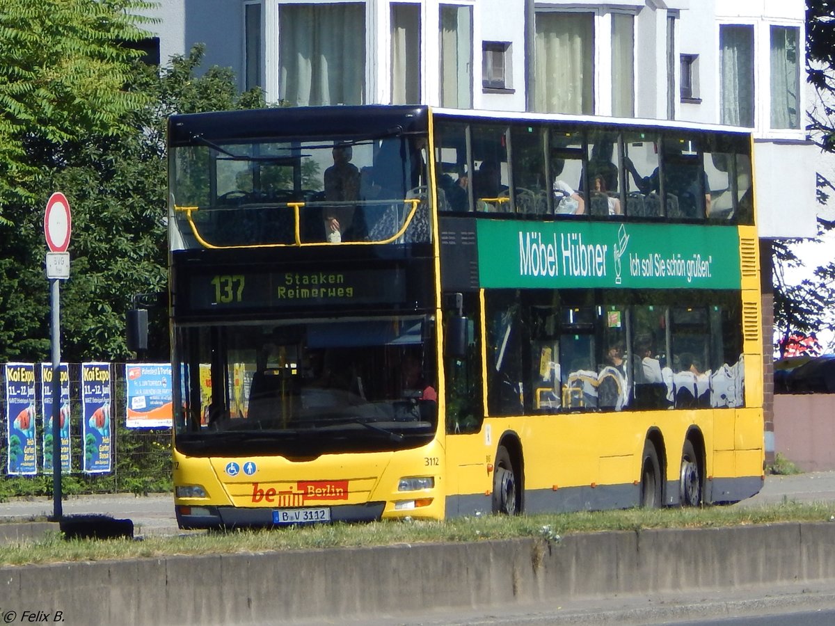 MAN Lion's City DD der BVG in Berlin.