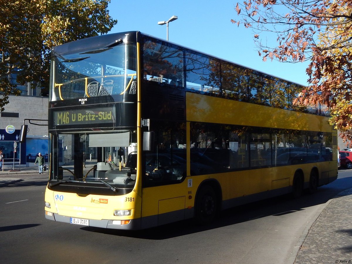 MAN Lion's City DD der BVG in Berlin.