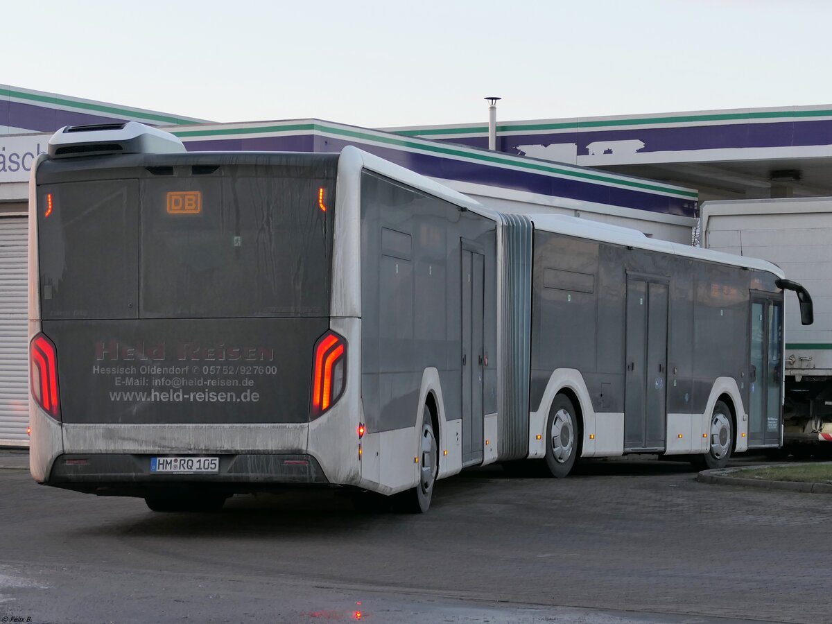 MAN Lion's City EfficientHybrid von Held-Reisen aus Deutschland in Altentreptow.