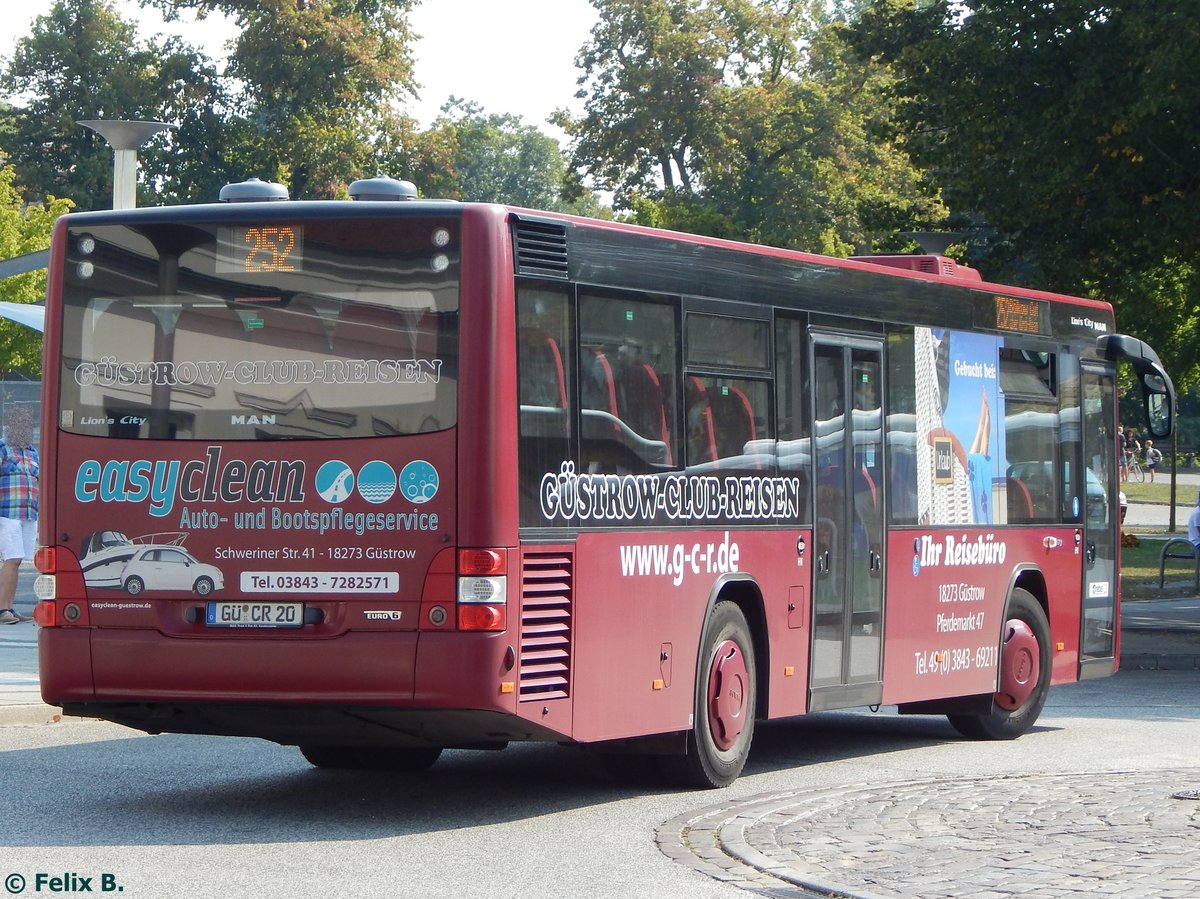 MAN Lion's City von Güstrow-Club-Reisen aus Deutschland in Güstrow.