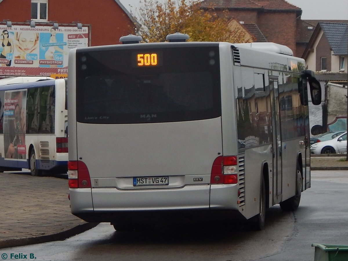 MAN Lion's City LE Ü der MVVG in Neubrandenburg.