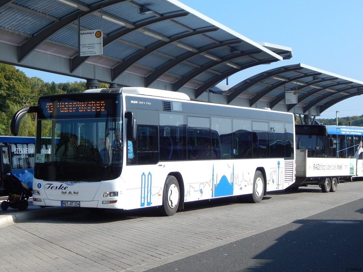 MAN Lion's City LE Ü vom Reisedienst Teske aus Deutschland in Sassnitz.