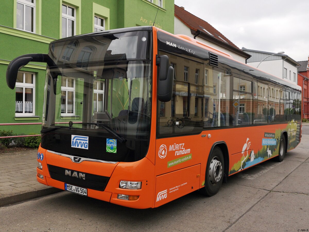 MAN Lion's City LE Ü der MVVG in Neubrandenburg. 