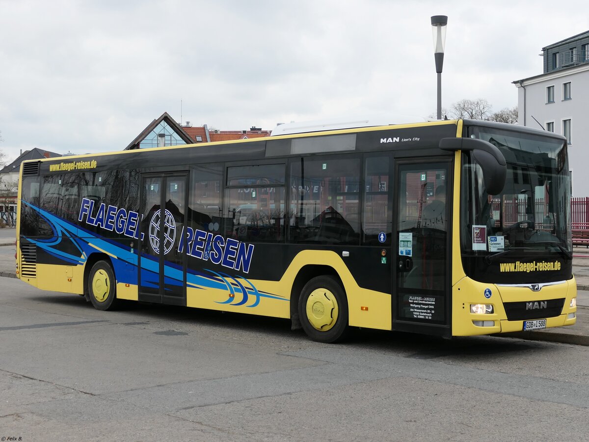 MAN Lion's City LE Ü von Flaegel Reisen aus Deutschland in Neubrandenburg.