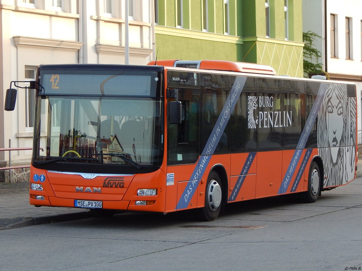 MAN Lion's City der MVVG in Neubrandenburg. 