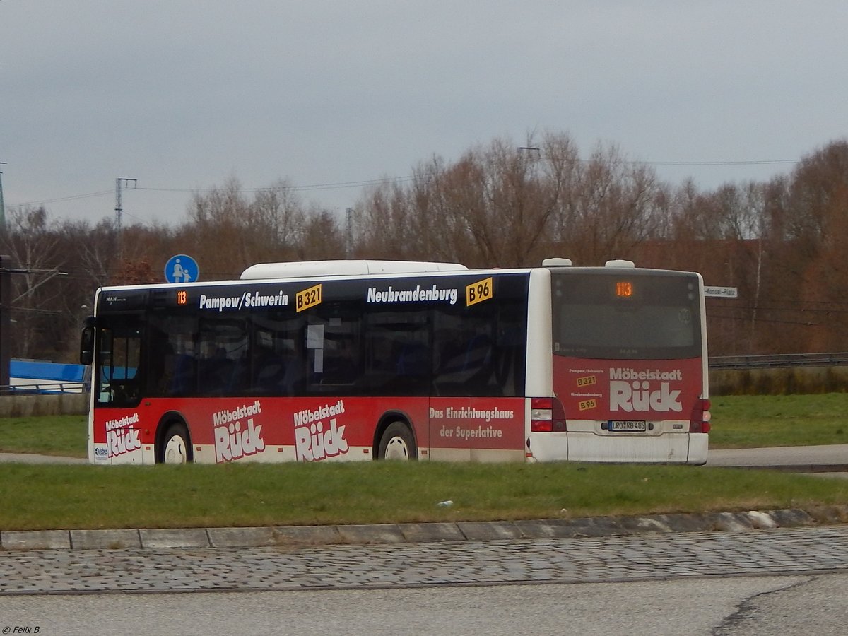 MAN Lion's City von Regionalbus Rostock in Rostock.