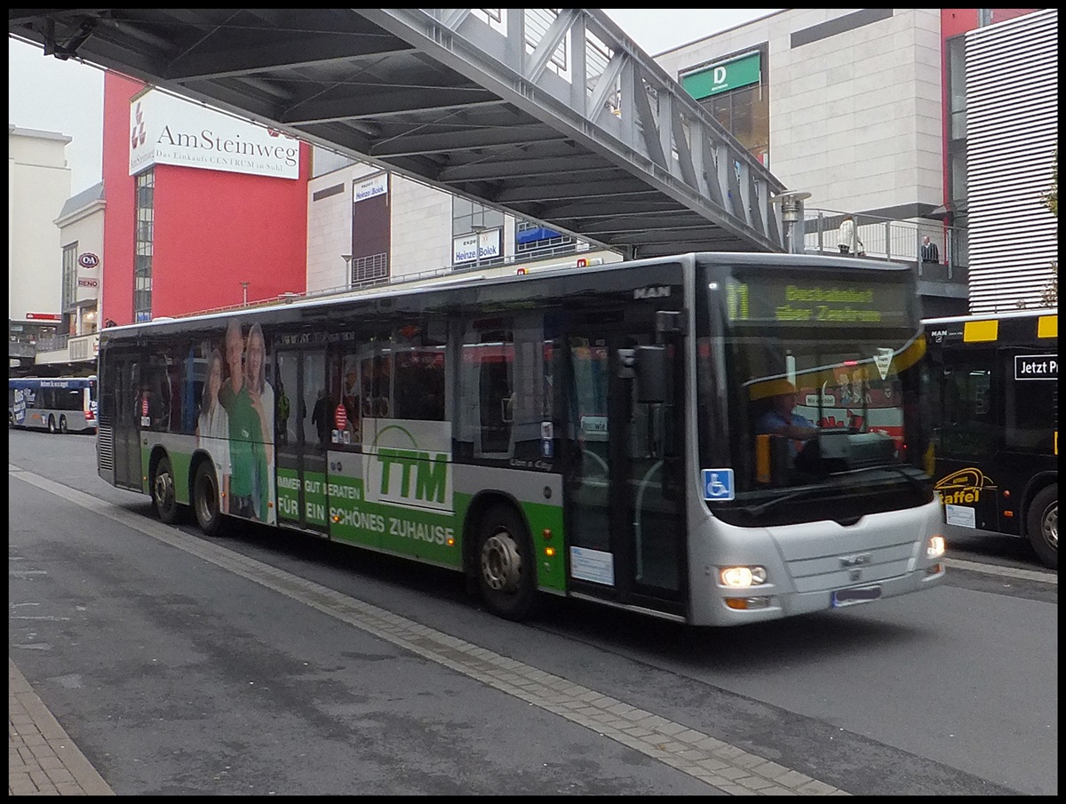 MAN Lion's City der Stdtische Nahverkehrs GmbH Suhl-Zella Mehlis in Suhl.