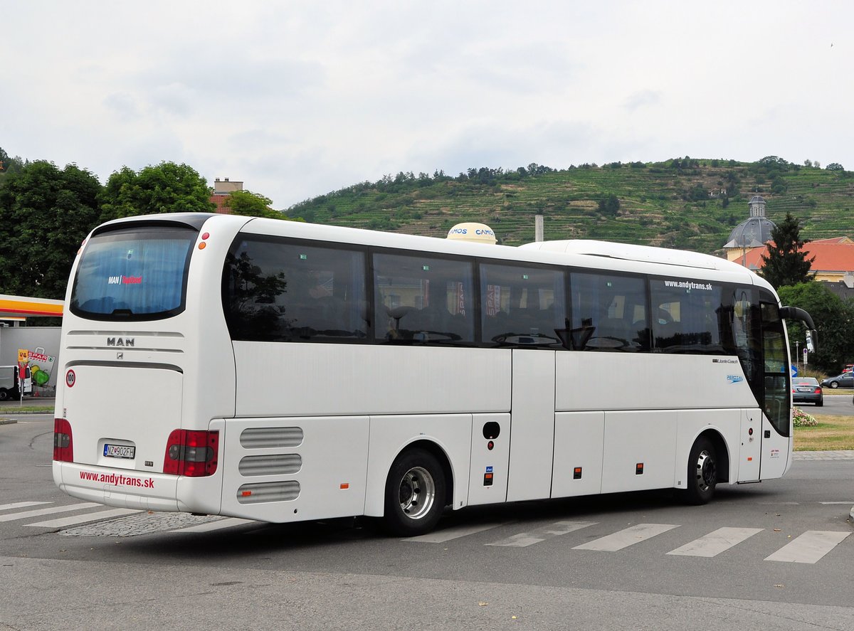 MAN Lions Coach von Andytrans.sk in Krems gesehen.