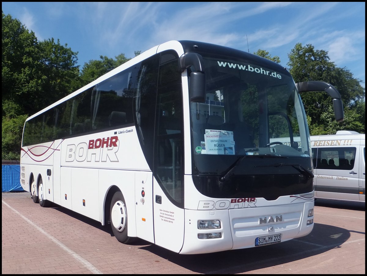 MAN Lion's Coach von Bohr aus Deutschland im Stadthafen Sassnitz.