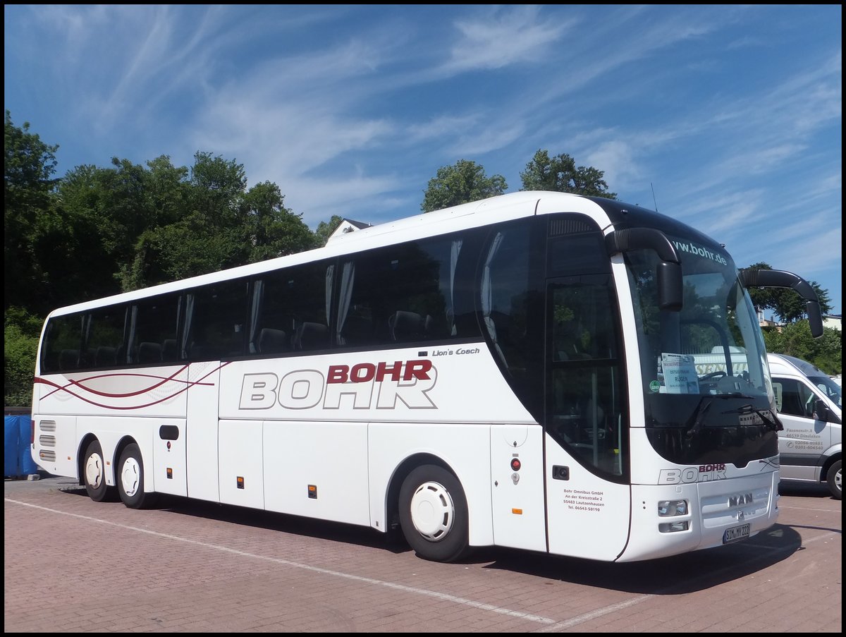 MAN Lion's Coach von Bohr aus Deutschland im Stadthafen Sassnitz.