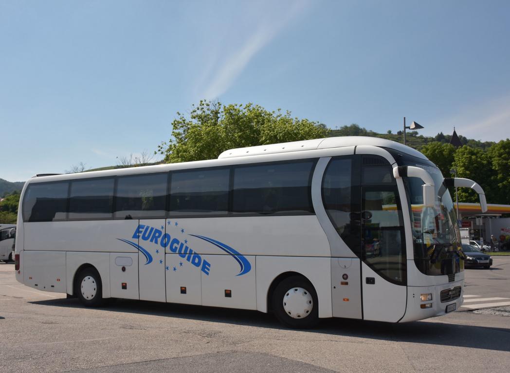 MAN Lion`s Coach von Euroguide im Mai 2018 in Krems.