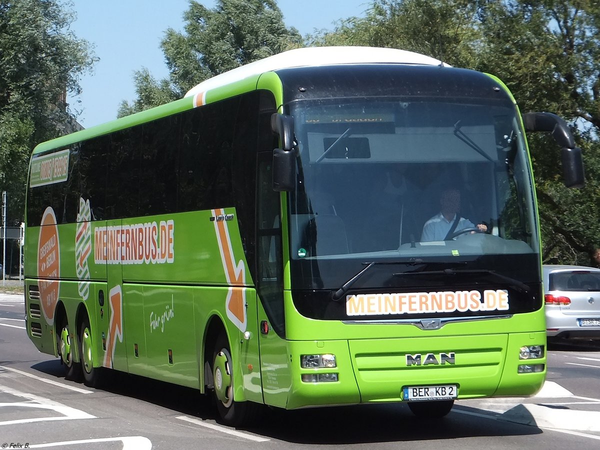 MAN Lion's Coach von FlixBus/Karsten Brust aus Deutschland in Stralsund. 