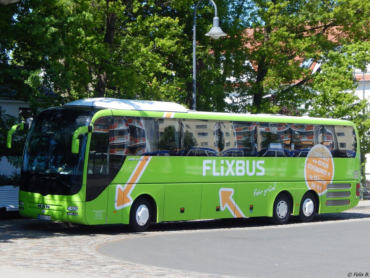 MAN Lion's Coach von FlixBus/Karsten Brust aus Deutschland in Binz.