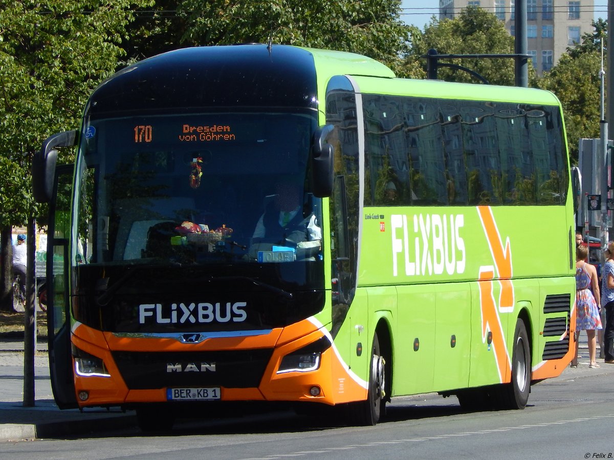 MAN Lion's Coach von Flixbus/Karsten Brust aus Deutschland in Berlin. 