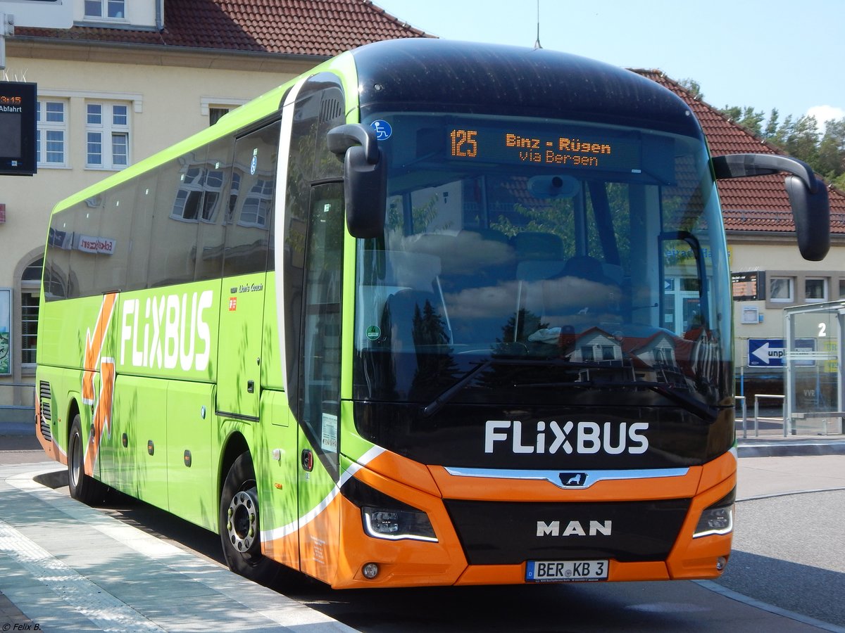 MAN Lion's Coach von FlixBus/Karsten Brust aus Deutschland in Binz.