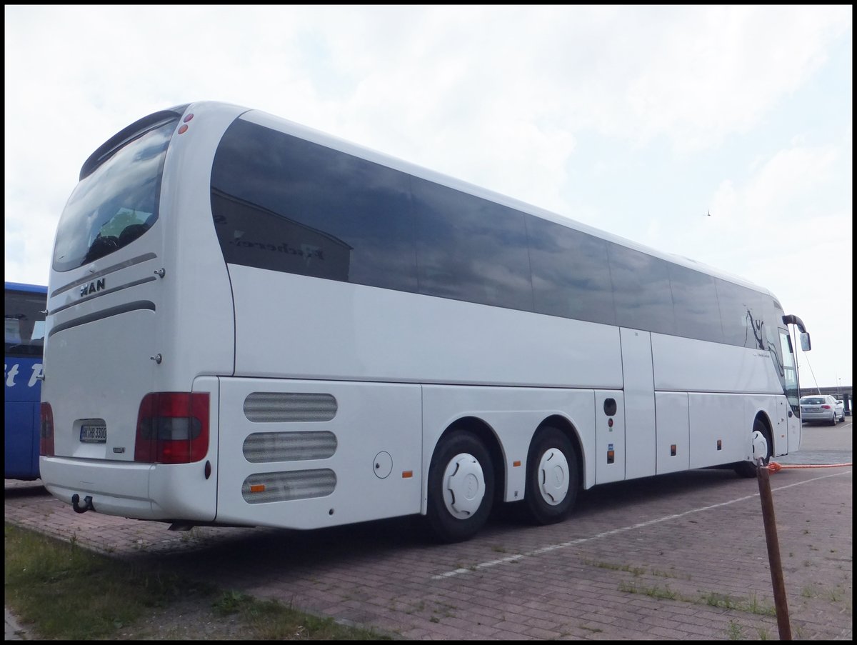 MAN Lion's Coach von Haller aus Deutschland im Stadthafen Sassnitz.