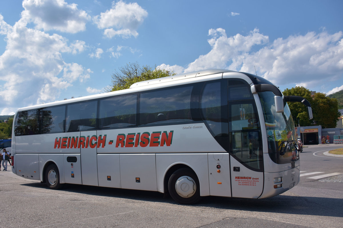 MAN Lion`s Coach von Heinrich Reisen aus der BRD 2017 in Krems.