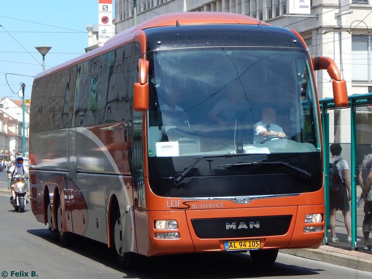 MAN Lion's Coach von Leifs Busservice aus Dänemark in Potsdam.