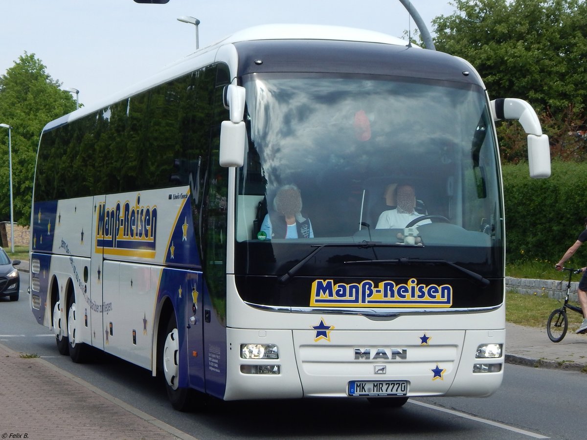 MAN Lion's Coach von Manß-Reisen aus Deutschland in Sassnitz.