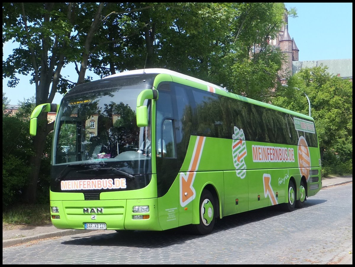 MAN Lion's Coach von MeinFernBus/Omnibusbetrieb Karsten Brust aus Deutschland in Stralsund.