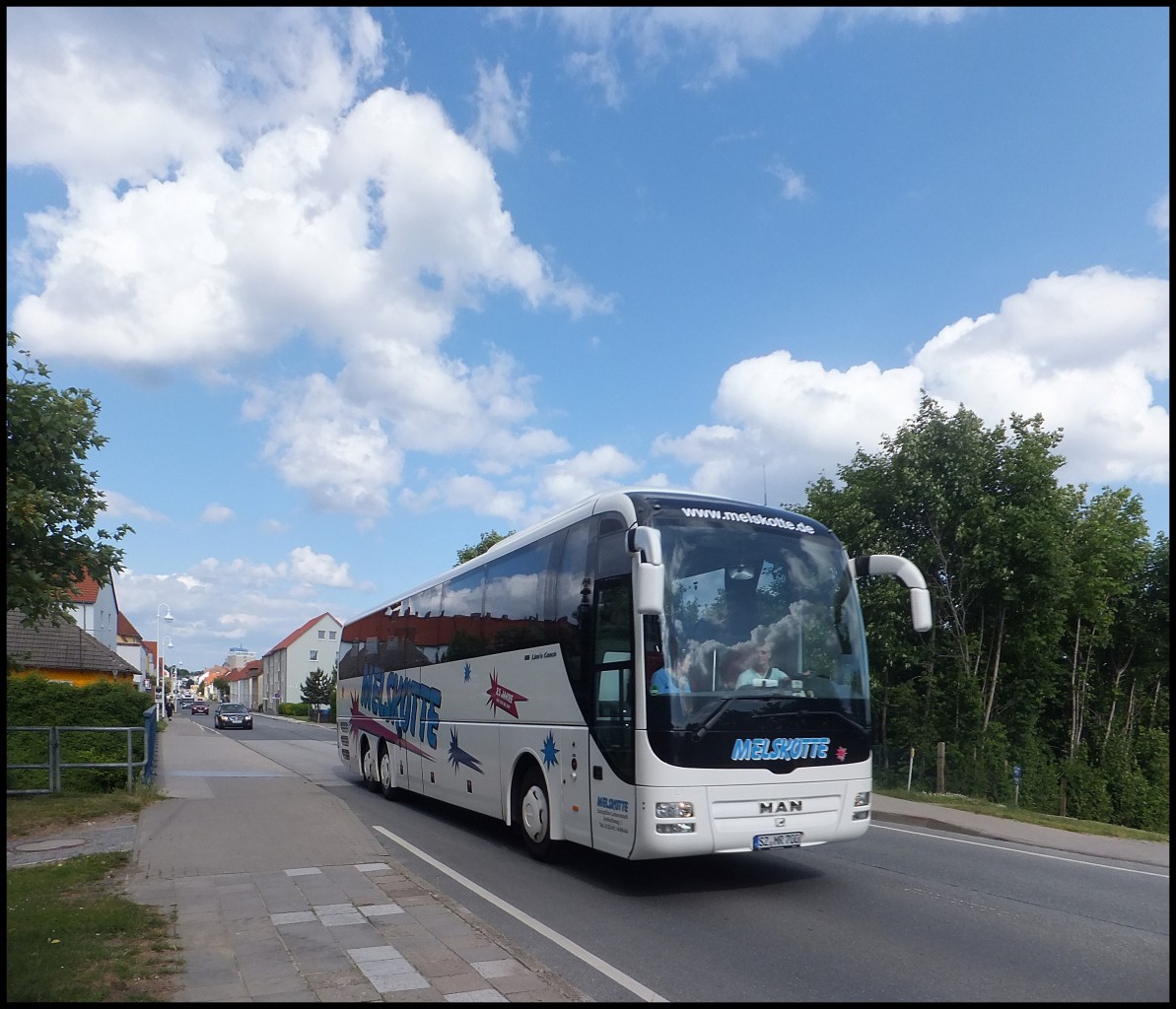 MAN Lion's Coach von Melskotte aus Deutschland in Sassnitz.