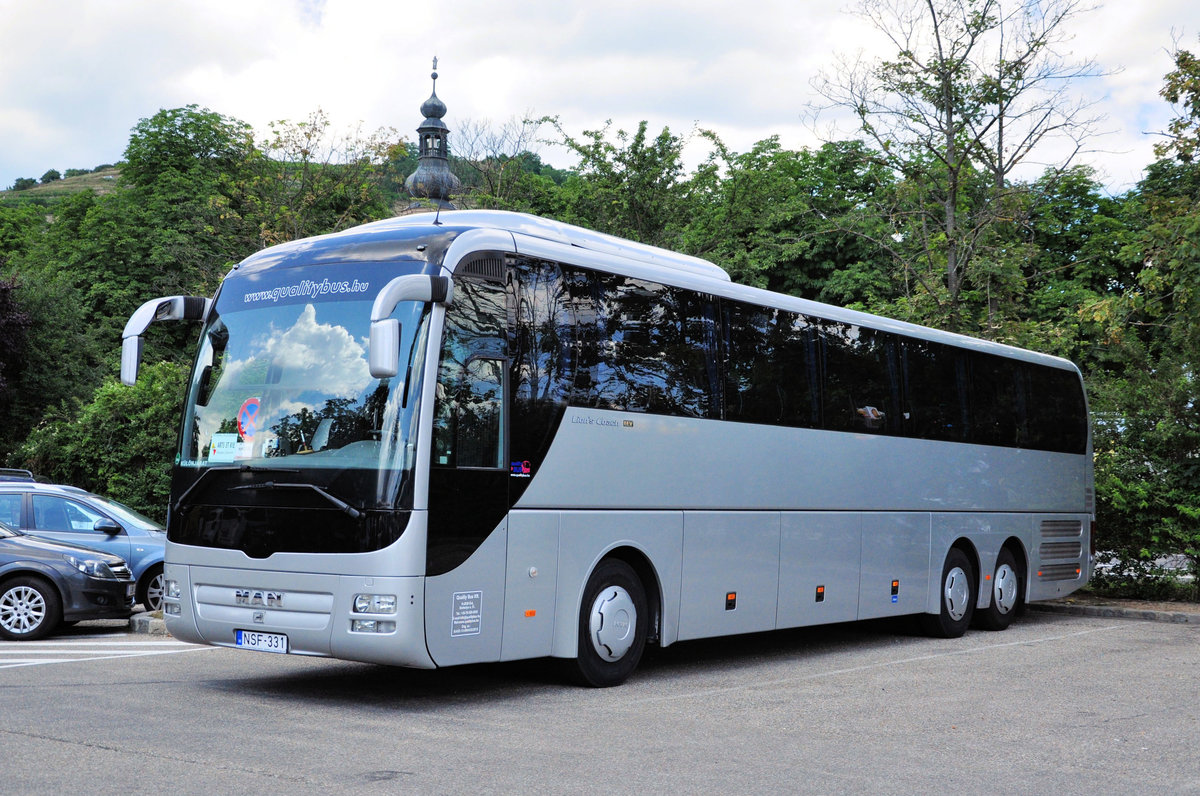 MAN Lions Coach von Qualitybus.hu in Krems gesehen.