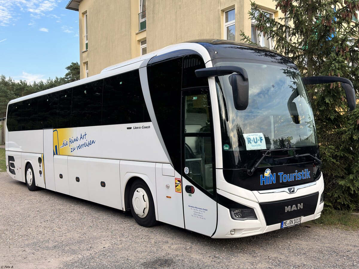 MAN Lion's Coach von Reisebüro Növermann aus Deutschland in Malchow.