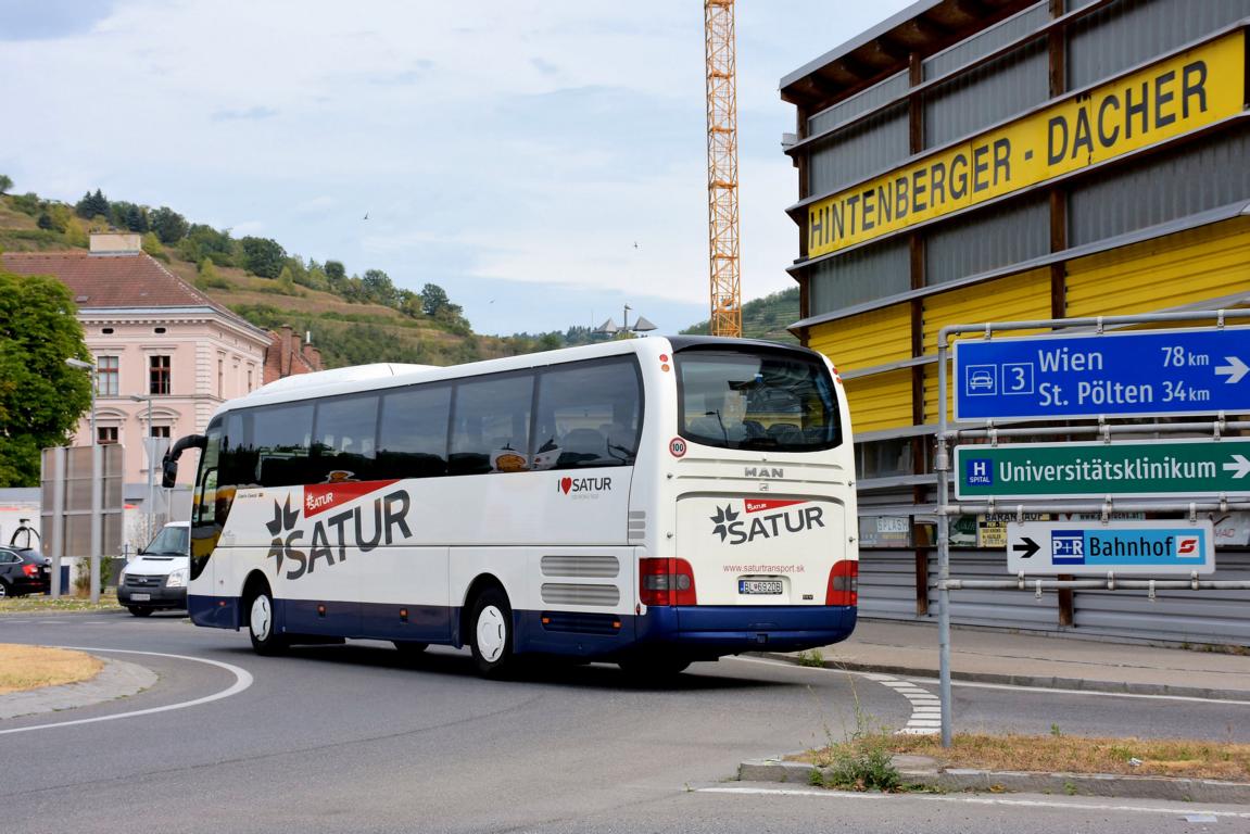 MAN Lion`s Coach von Satour.sk 06/2017 in Krems.