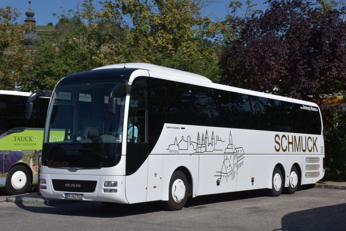 MAN Lion`s Coach von Schmuck Reisen aus der BRD 06/2017 in Krems.