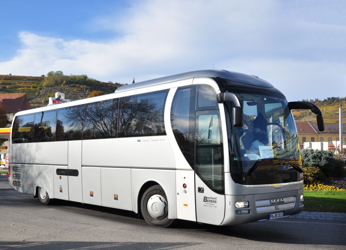 MAN Lions Coach Supreme von Bernhard Berens / BRD im Oktober 2013 in Krems unterwegs.