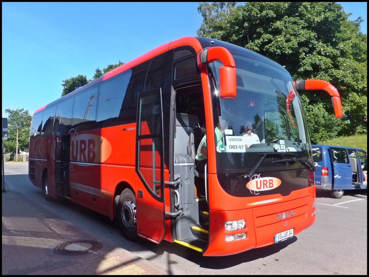 MAN Lion's Coach von URB aus Deutschland in Bergen.