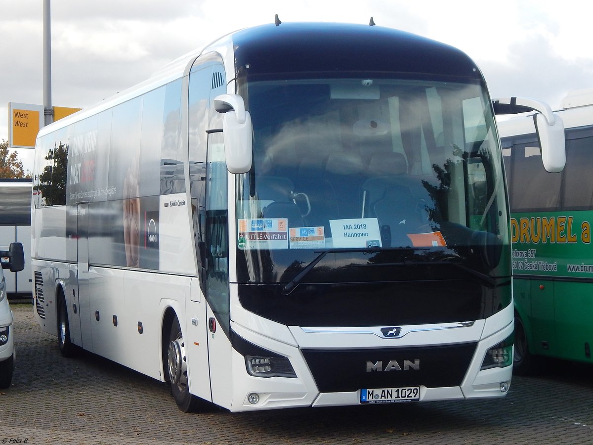 MAN Lion's Coach Vorführwagen in Hannover.