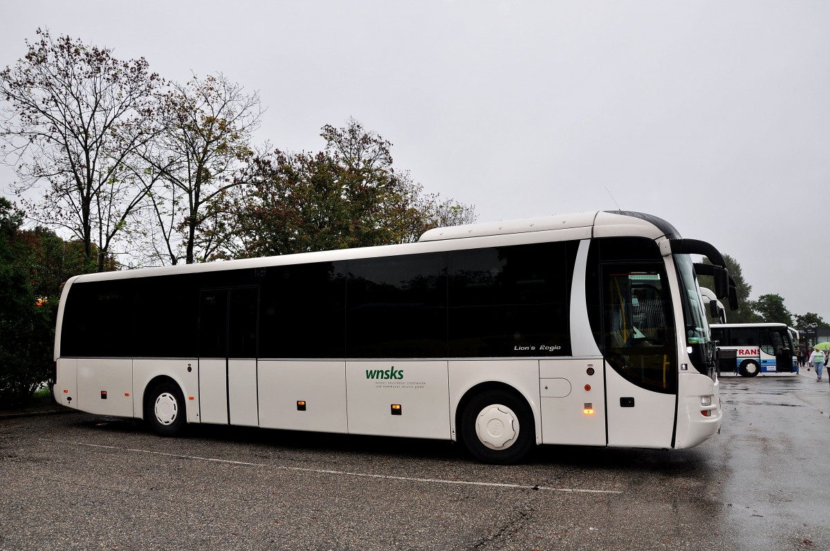 MAN Lions Coach der Wiener Neustdter Stadtwerke/Niedersterreich am 13.9.2014 in Krems.