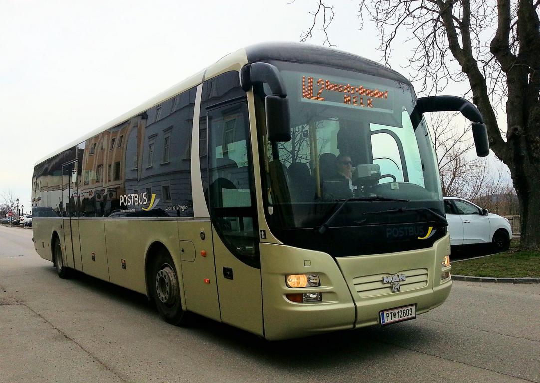 MAN Lion`s Regio von den BB 03/2018 bei Krems gesehen.