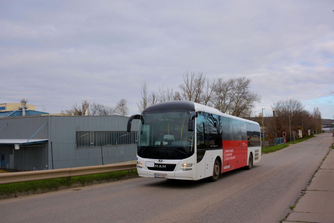 MAN Lion`s Regio der BB Bundesdienste im Okt. 2017 in Krems gesehen.