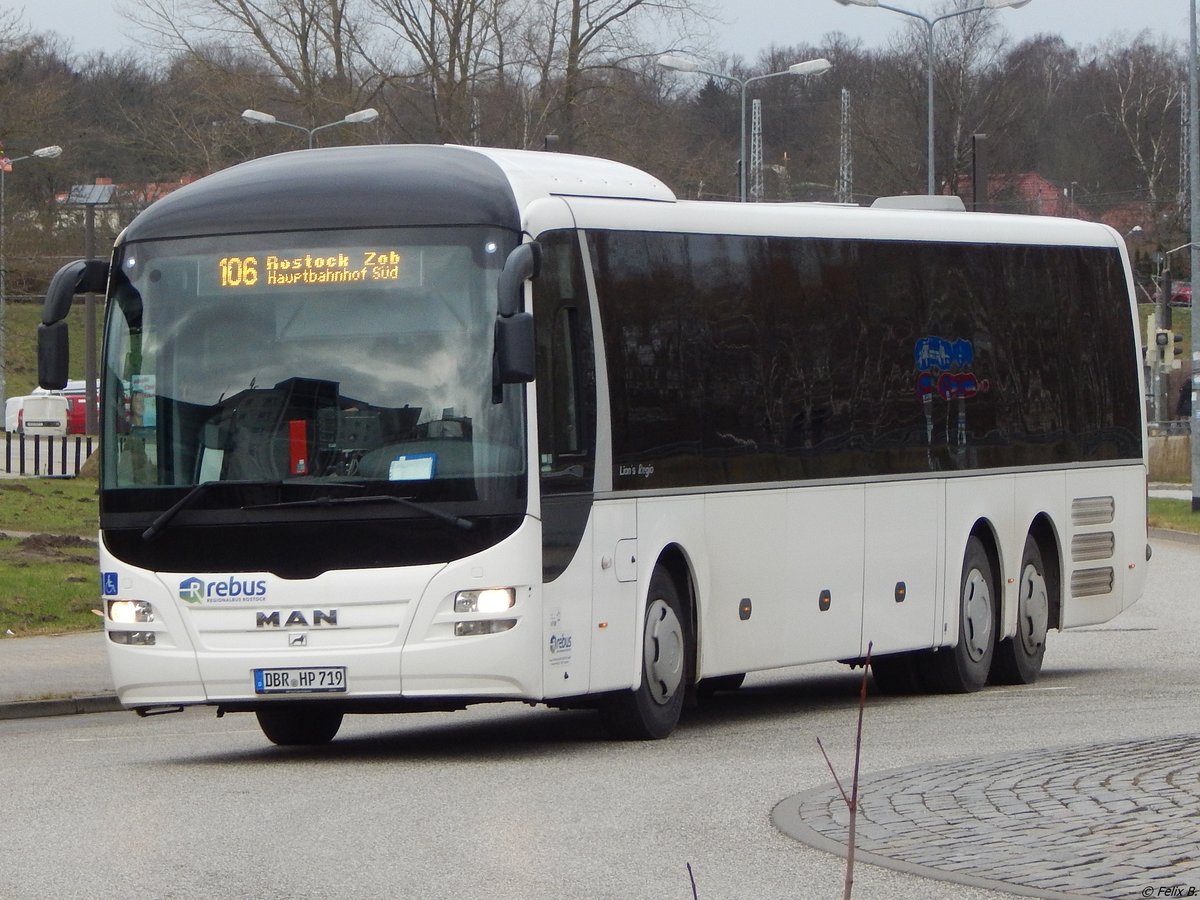 MAN Lion's Regio von Regionalbus Rostock in Rostock.