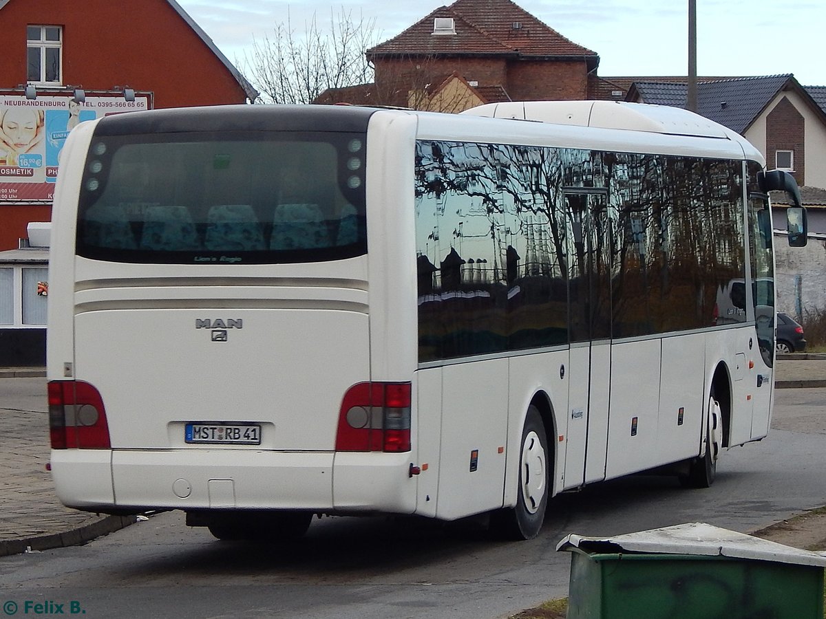 MAN Lion's Regio von Rohloff aus Deutschland in Neubrandenburg.