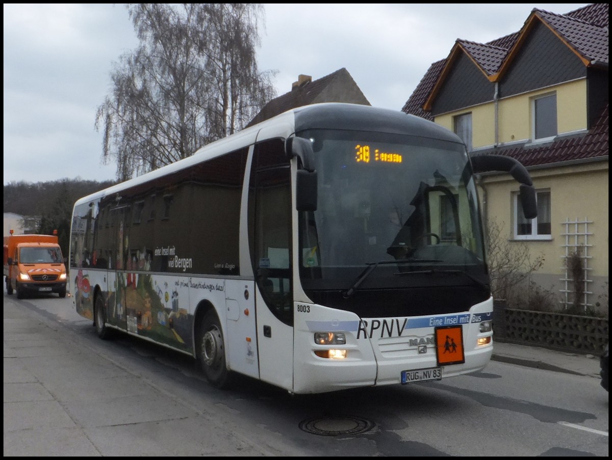 MAN Lion's Regio der RPNV in Bergen.